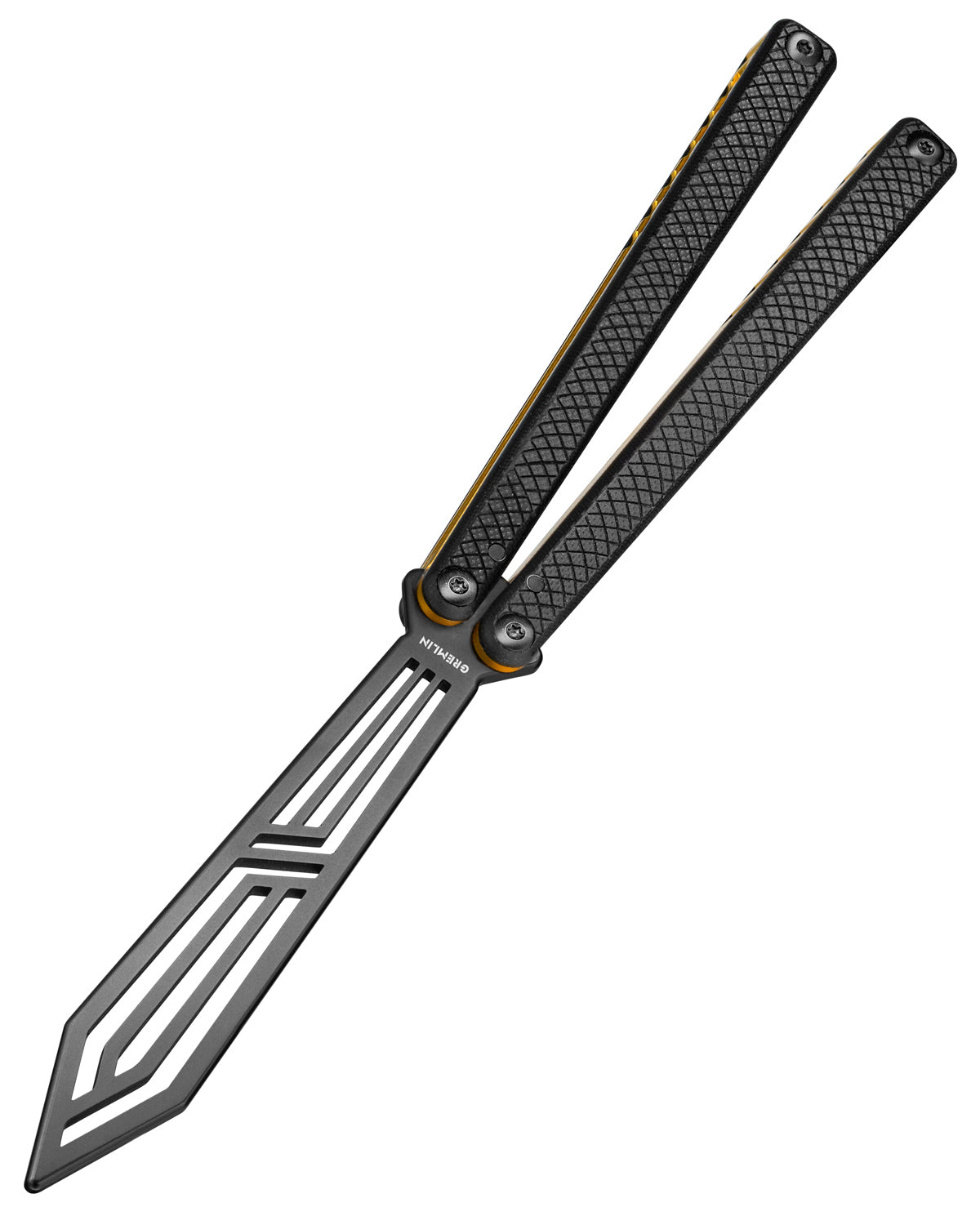 Butterfly Balisong Trainer for Practicing Flipping, Blunt Practice, No Edge Tool，Lightweight，Public-Friendly Metal Trainer