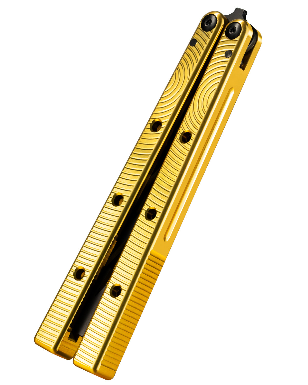 Butterfly Balisong Trainer for Practicing Flipping, Blunt Practice, No Edge Tool，Lightweight，Public-Friendly Metal Trainer