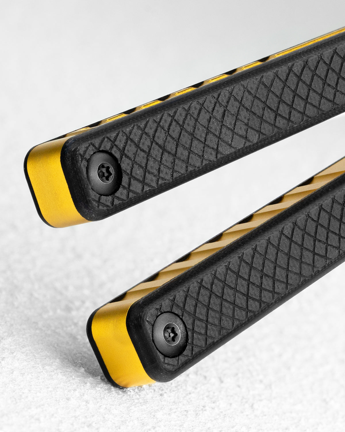 Butterfly Balisong Trainer for Practicing Flipping, Blunt Practice, No Edge Tool，Lightweight，Public-Friendly Metal Trainer