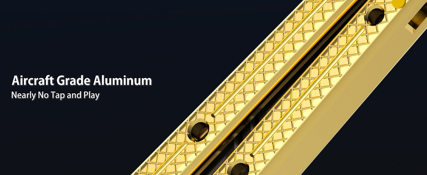 Butterfly Balisong Trainer for Practicing Flipping, Blunt Practice, No Edge Tool，Lightweight，Public-Friendly Metal Trainer