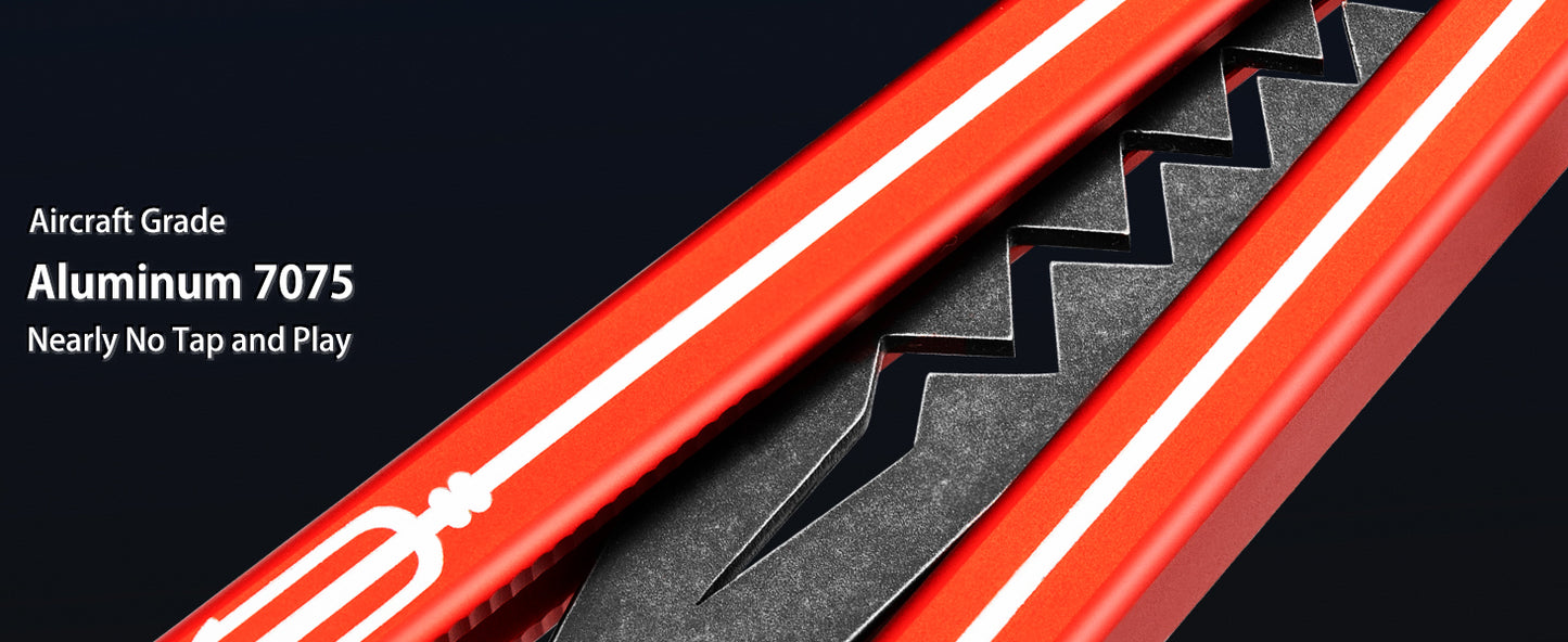 Butterfly Balisong Trainer for Practicing Flipping, Blunt Practice, No Edge Tool，Lightweight，Public-Friendly Metal Trainer