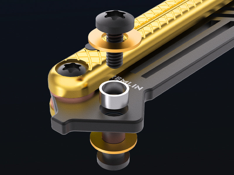 Butterfly Balisong Trainer for Practicing Flipping, Blunt Practice, No Edge Tool，Lightweight，Public-Friendly Metal Trainer