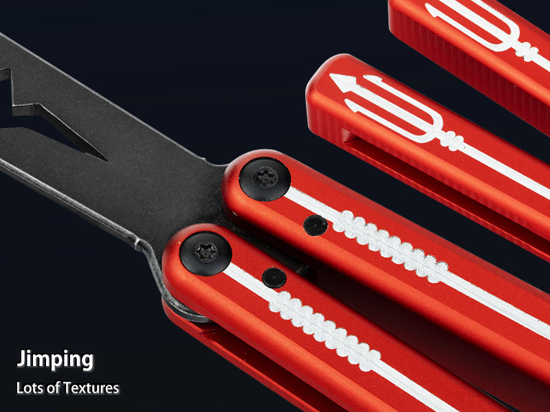 Butterfly Balisong Trainer for Practicing Flipping, Blunt Practice, No Edge Tool，Lightweight，Public-Friendly Metal Trainer